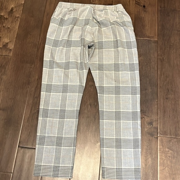 NWT Topman plaid elastic, with drawstring trousers - 32 x 32 - Picture 4 of 6